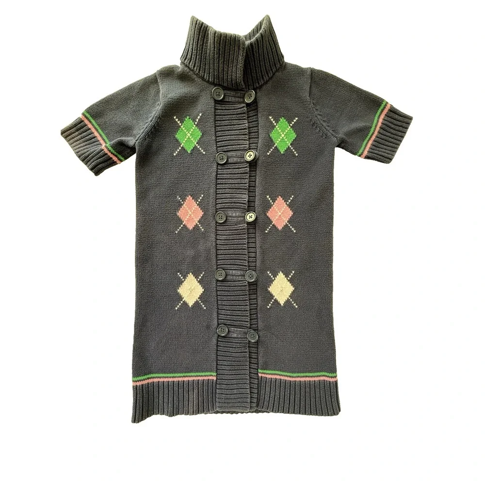 Girls Gymboree Short Sleeve Sweater Dress 
